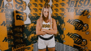 Womens Basketball Bison GIF by NDSU Athletics