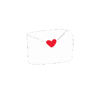 Clarilou_ work mail carta clarilou Sticker