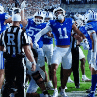 Byu Football Celebration GIF by BYU Cougars