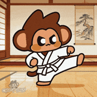 Martial Arts Power GIF by Chimpers