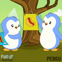 Hungry Lets Eat GIF by Pudgy Penguins