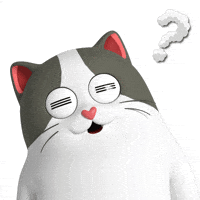 Confused Question Mark GIF by Liberty Cats Emojis