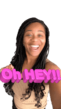 Lets Go Hello Sticker by Sherilyn Carter