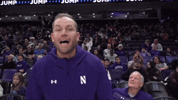 Hype Up Lets Go GIF by Northwestern Athletics