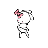 Bunny Love Sticker by RainToMe