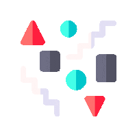 braintoys_cl logos lineas circulos triangulos Sticker