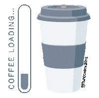 BizCorporates coffee morning monday loading Sticker