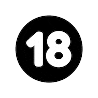 Number Blanco Sticker