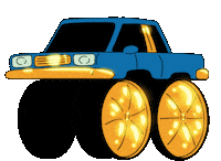 Old School Car Sticker by Bryson Williams