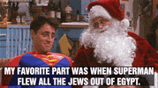 chandler bing superman GIF