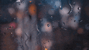 hahahariz love water neon rain GIF