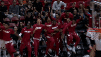 Excited Miami Heat GIF by NBA