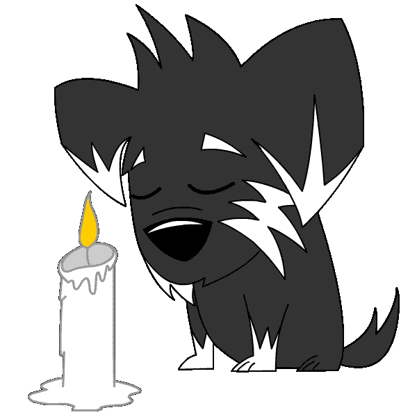 Candle Love Sticker
