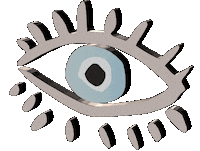 conceptoclick eye inside stylist insidelivin Sticker
