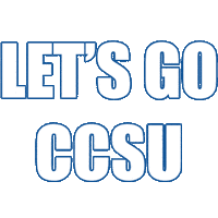 Lets Go Ct Sticker by Central Connecticut State University