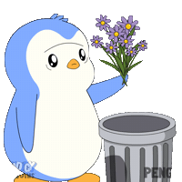 Broken Heart Love Sticker by Pudgy Penguins