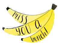 danabjorum love banana miss you bananas Sticker