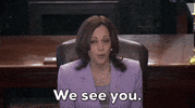 We See You Kamala Harris GIF by GIPHY News