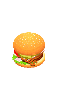 83bis design eat burger studio Sticker