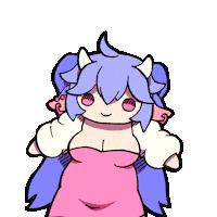 Girl Jump Sticker