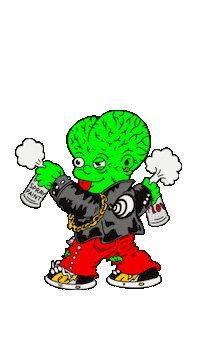 Street Art Punk Sticker by La Plaga