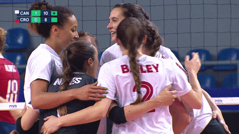 Happy Celebration GIF by Volleyball World