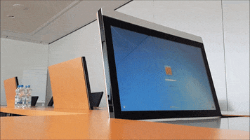 ELEMENTONE screen monitor touchscreen retractable GIF