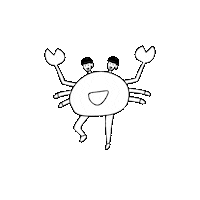 Crab Sticker