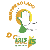 irisparreira vote15 santahelena irisprefeito santahelanadegoiás Sticker