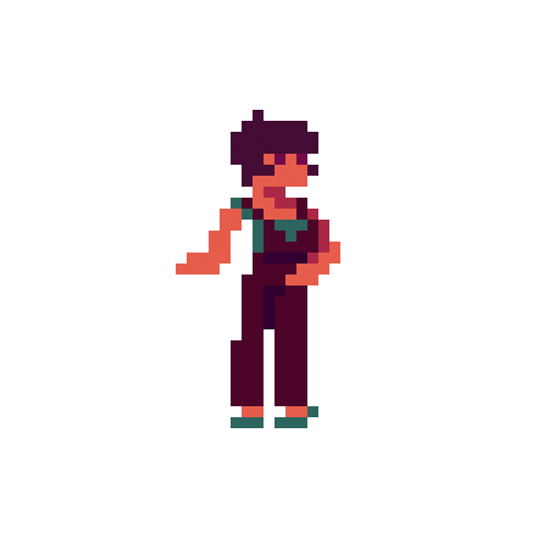 Animation 8Bit Sticker