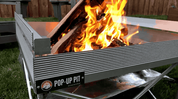 50-campfires giphyupload camping campfire fire pit GIF