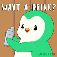 Gin Tonic Penguin GIF by Abster
