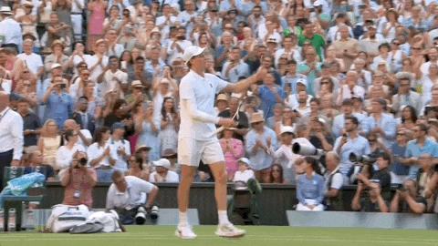 Jannik Sinner GIF by Wimbledon