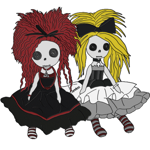 Dark Ilustracion Digital Sticker