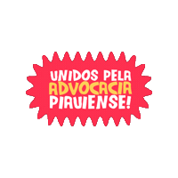 oabpiaui caapi corrida da advocacia oab piauí Sticker