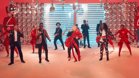 Earth Wind And Fire Christmas GIF by Meghan Trainor