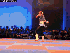 kicking street fighter GIF by Cheezburger