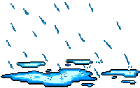rain raining Sticker