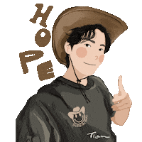 Jhope Sticker by Tizzm