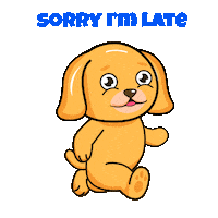 Running Late On My Way Sticker by JPedicini