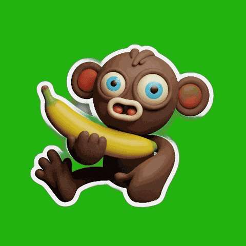Hungry Monkey GIF