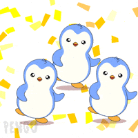 Happy Birthday Good Job GIF by Pudgy Penguins
