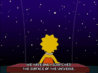 lisa simpson space GIF