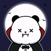 Full Moon Halloween GIF by Kanpai Pandas