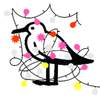Party Lights Sticker by newhollandisland