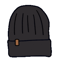 Beanie Muts Sticker by COWCOW the label