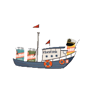 Non Alcoholic Boat Sticker by Harmon's Non-Alc Craft Beer