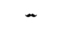 Moustache Sticker by Senor Burger