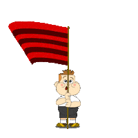 Flamiguinhos_ bandeira flamengo beto mengo Sticker