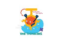 Thinker Sticker by Vooya